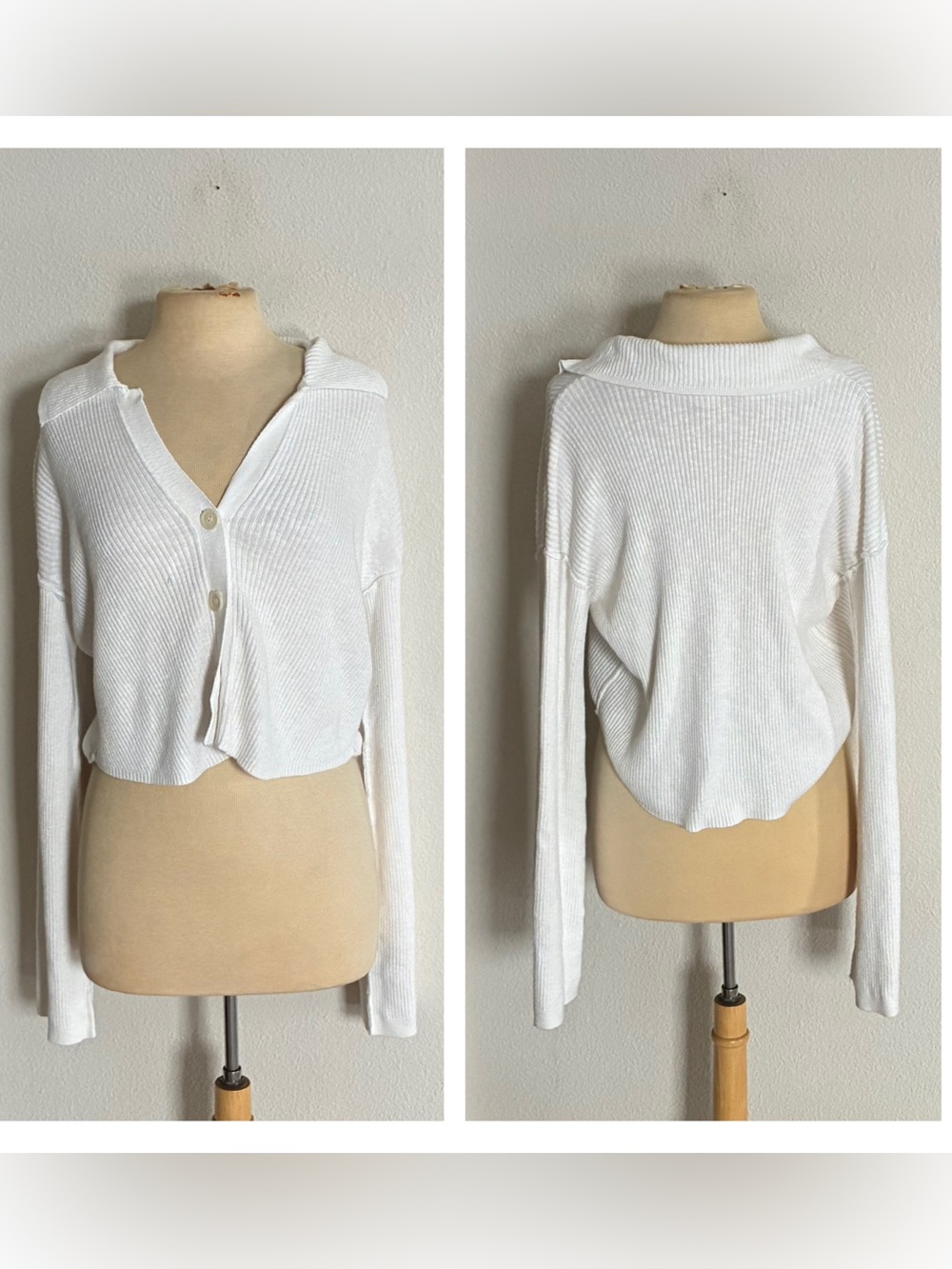 Free People white sweater